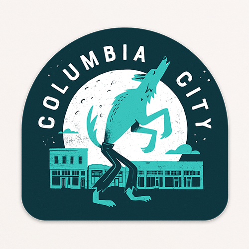 Columbia City Sticker