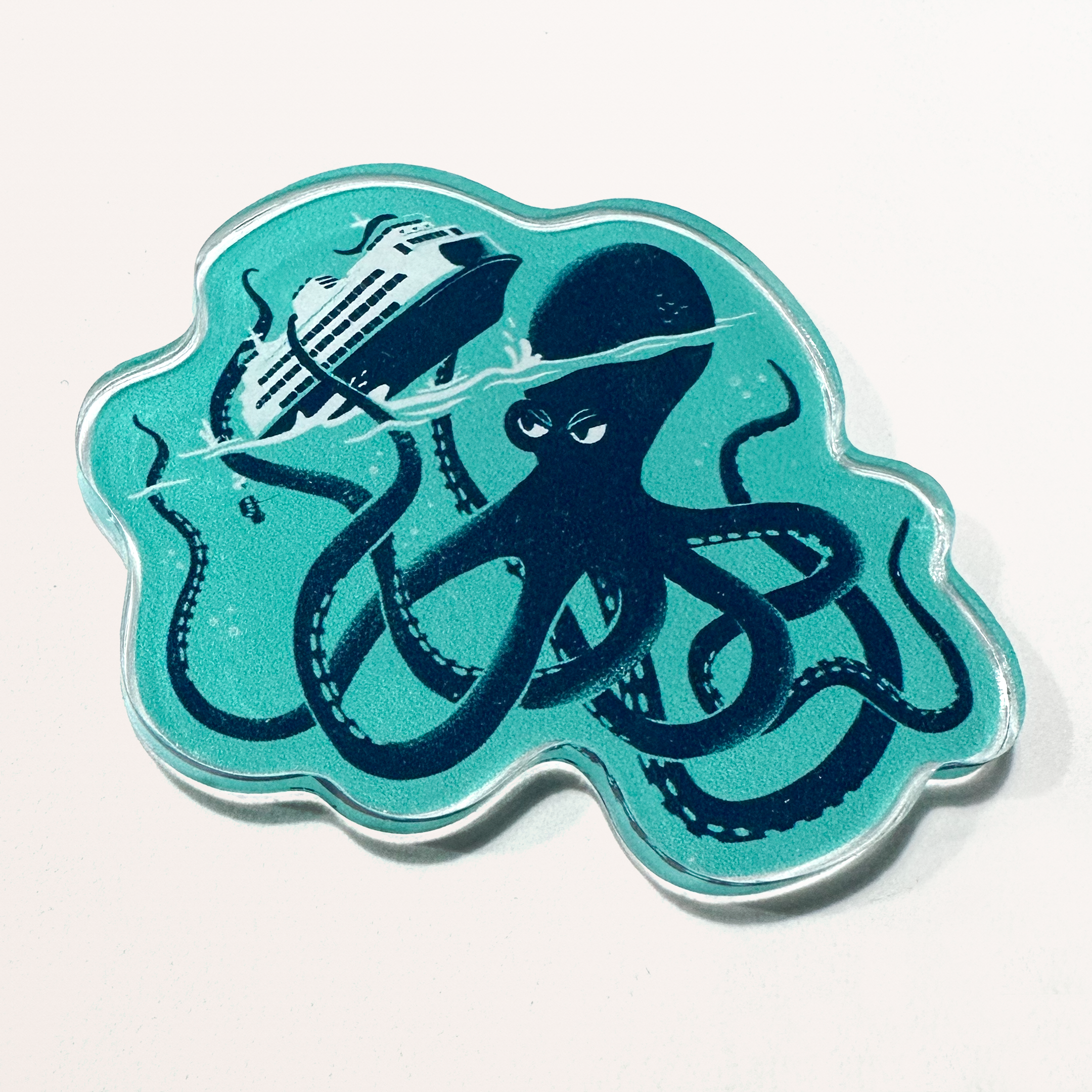Kraken Ferry Magnet