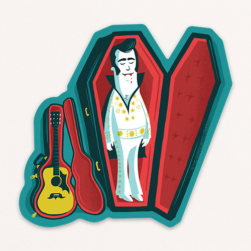 Music Never Dies Sticker