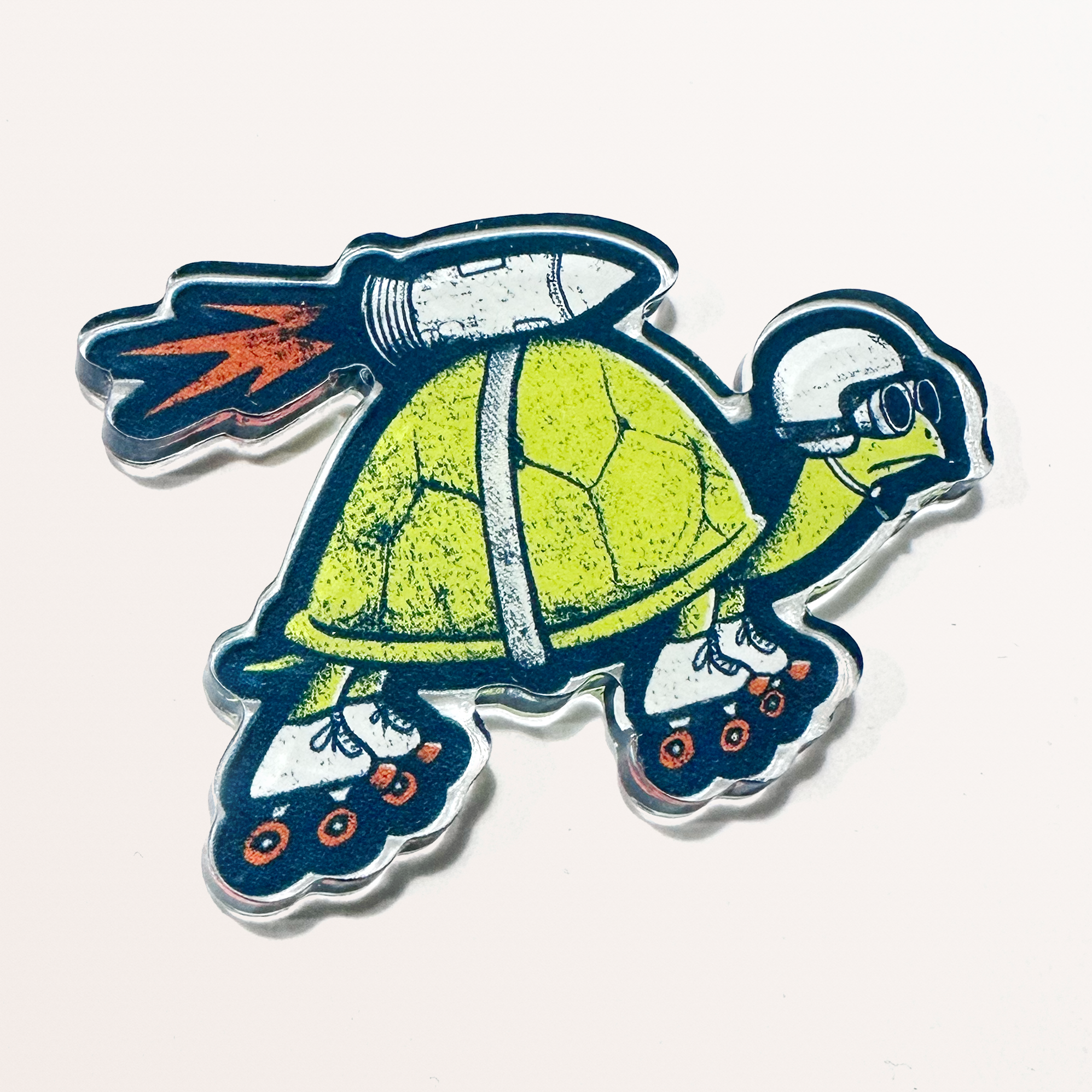 Rocket Turtle Magnet