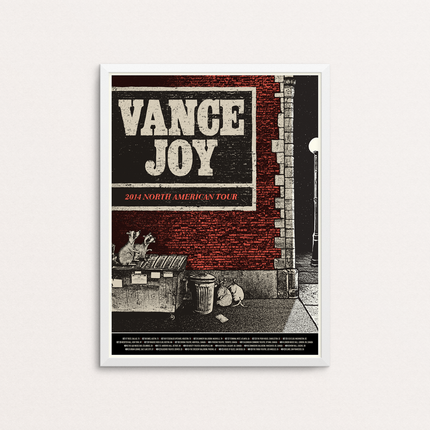 Vance Joy Tour Poster